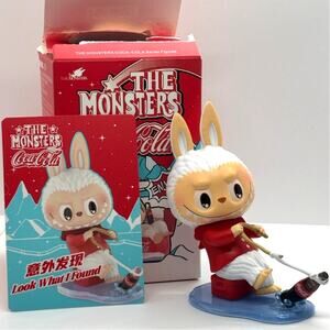 Authentic Pop Mart Monsters Labubu X Coca-Cola, Look What I Found Figure - New